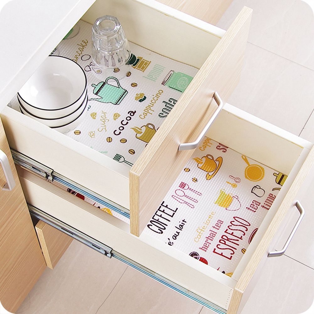 Desk Drawer Unit - Oil-proof Kitchen Accessories Drawer Mat Shelf