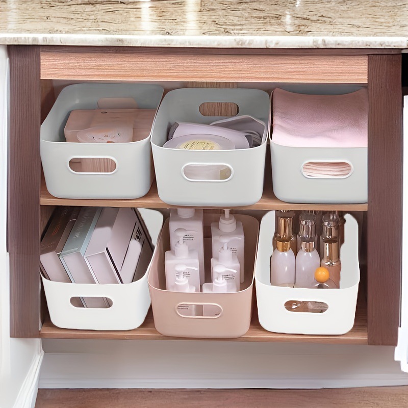 Desk Drawer Unit - Long Plastic Organizer Box for Drawers