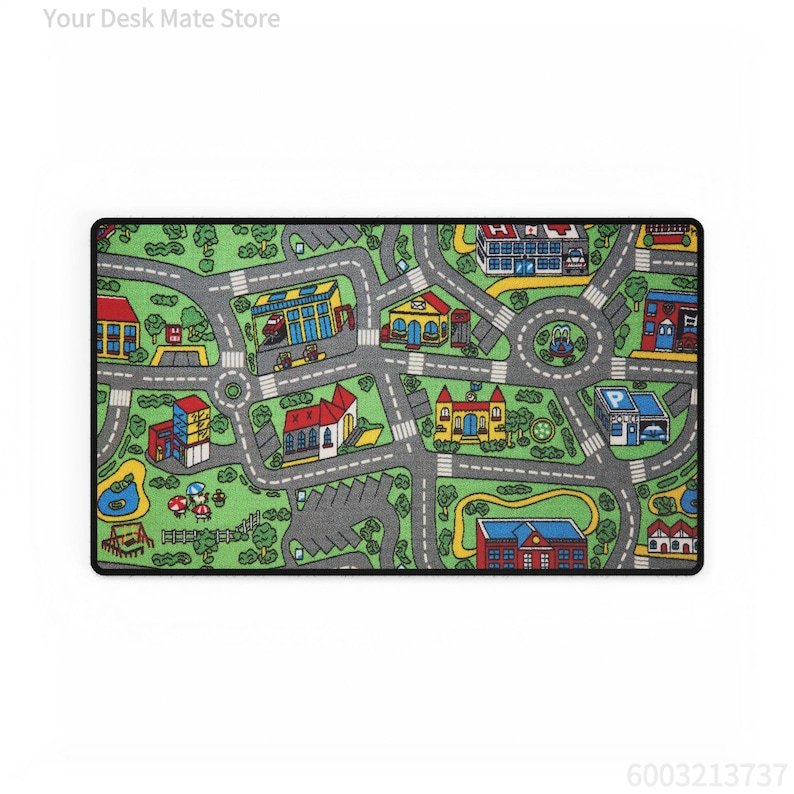 Desk Setup Tech - Magic on The Streets Playmat Mouse