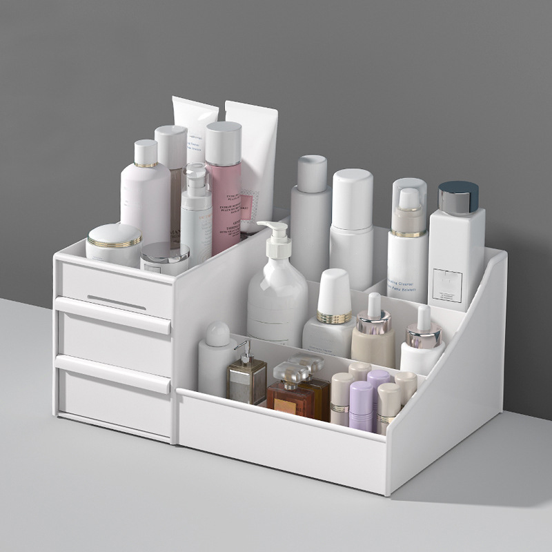 Desk Drawer Unit - Large Capacity New Drawer Makeup Storage