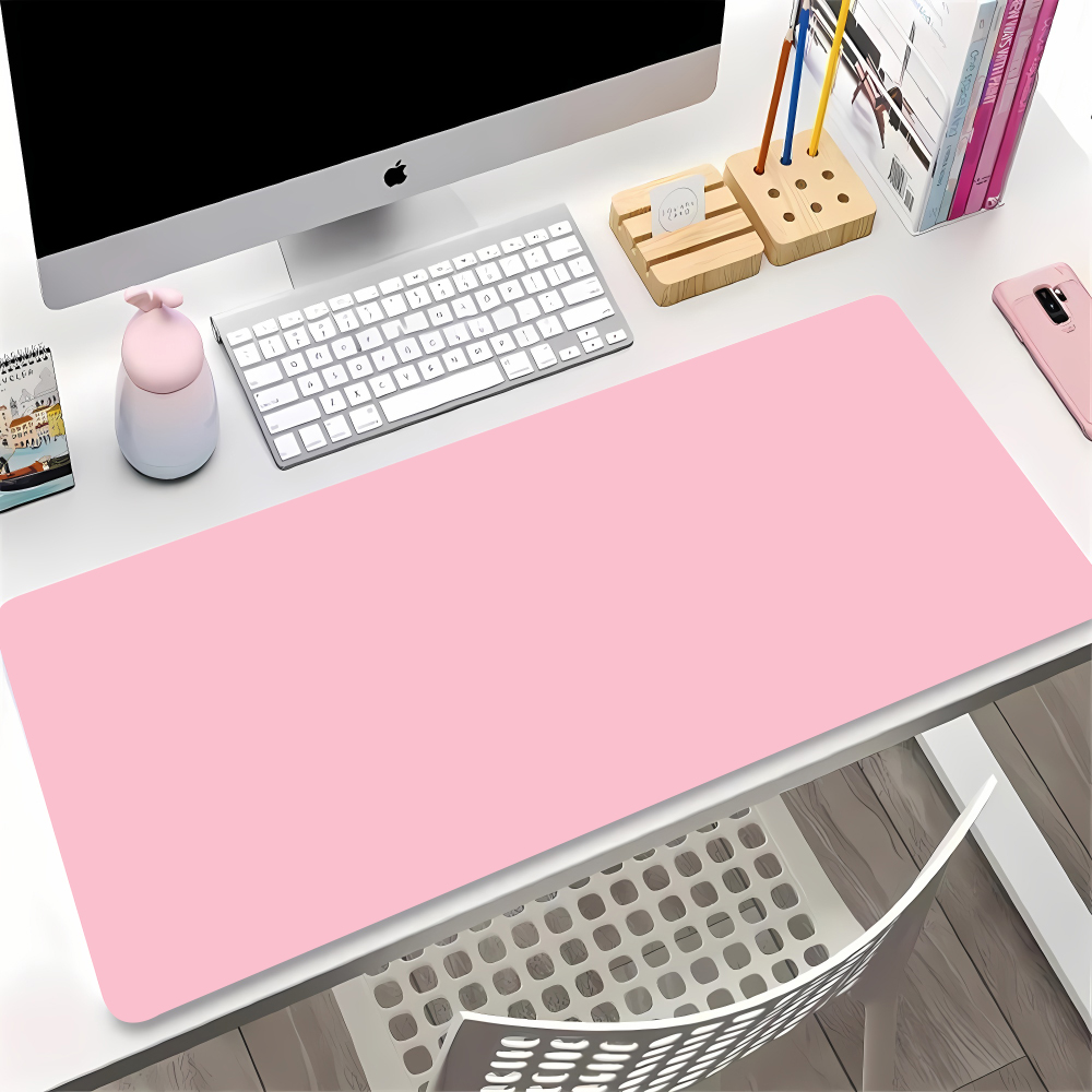Desk Setup Productivity - Solid Color Gaming Mouse Pad Gamer