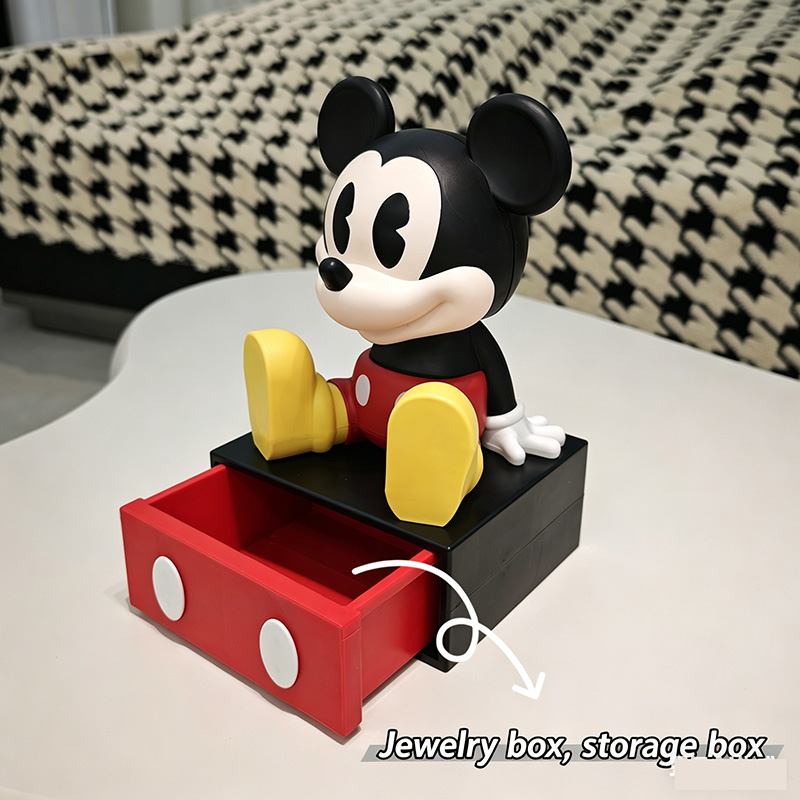 Desk Drawer Unit - Cute Mouse Drawer Storage Box Desktop