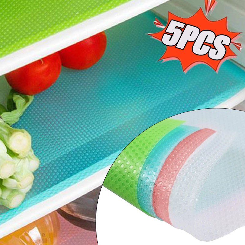 Desk Drawer Unit - 5/3/1PCS Refrigerator Mats Refrigerator Liners Refrigerator