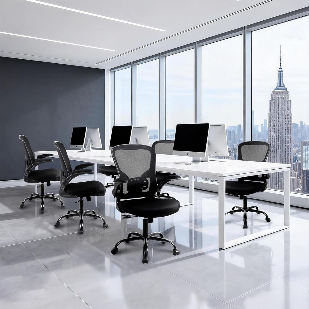 Mesh Oice Chair, Ergonomic Com - Desk Setup Height 评论和价格