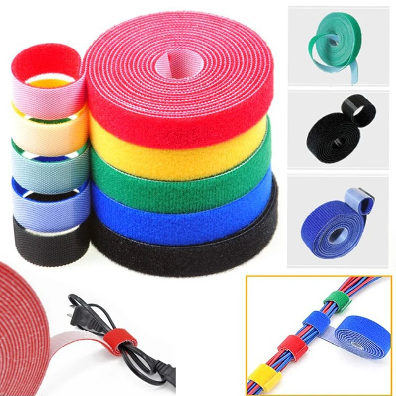 1/2/3pcs Reusable 5M Cable Org - Cable Velcro Strap 评论和价格