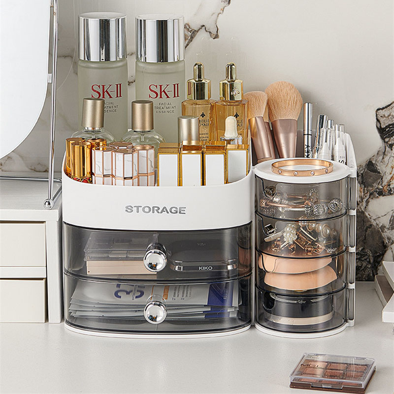 360 Degree Rotating Makeup Bru - Desk Drawer Unit 评论和价格