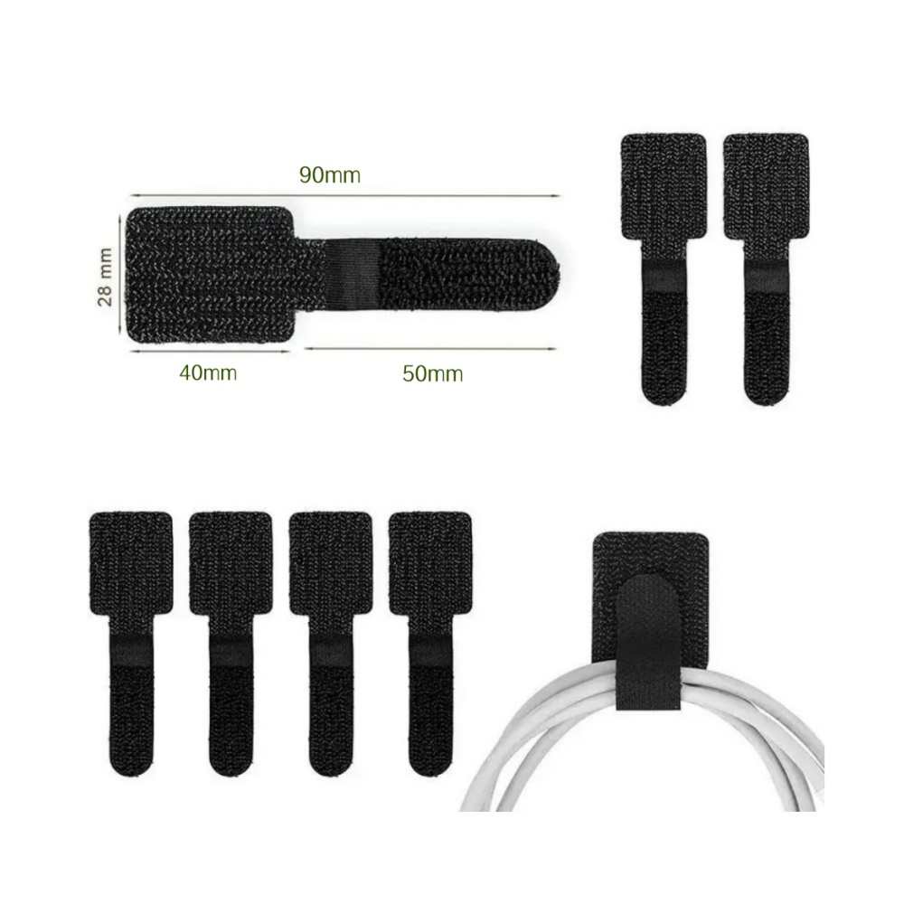 Self Adhesive Reusable Cable T - Cable Velcro Strap 评论和价格
