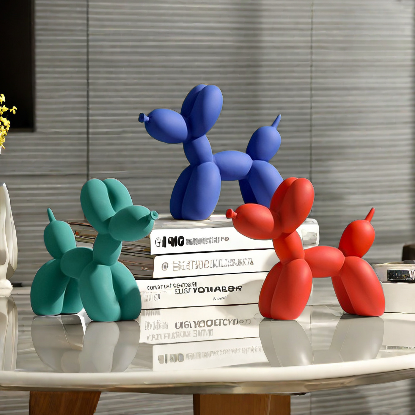 Lovely Color Resin Balloon Dog - Desk Setup Kit 评论和价格
