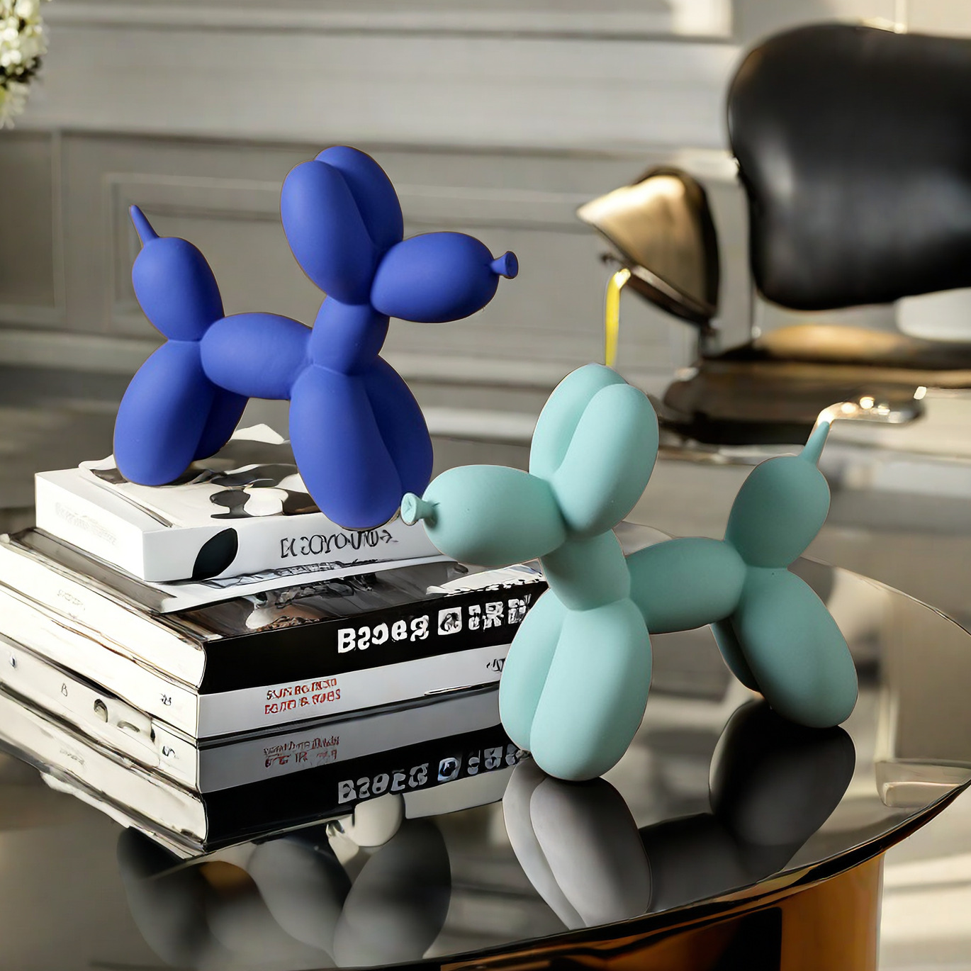 Lovely Color Resin Balloon Dog - Desk Setup Kit 评论和价格