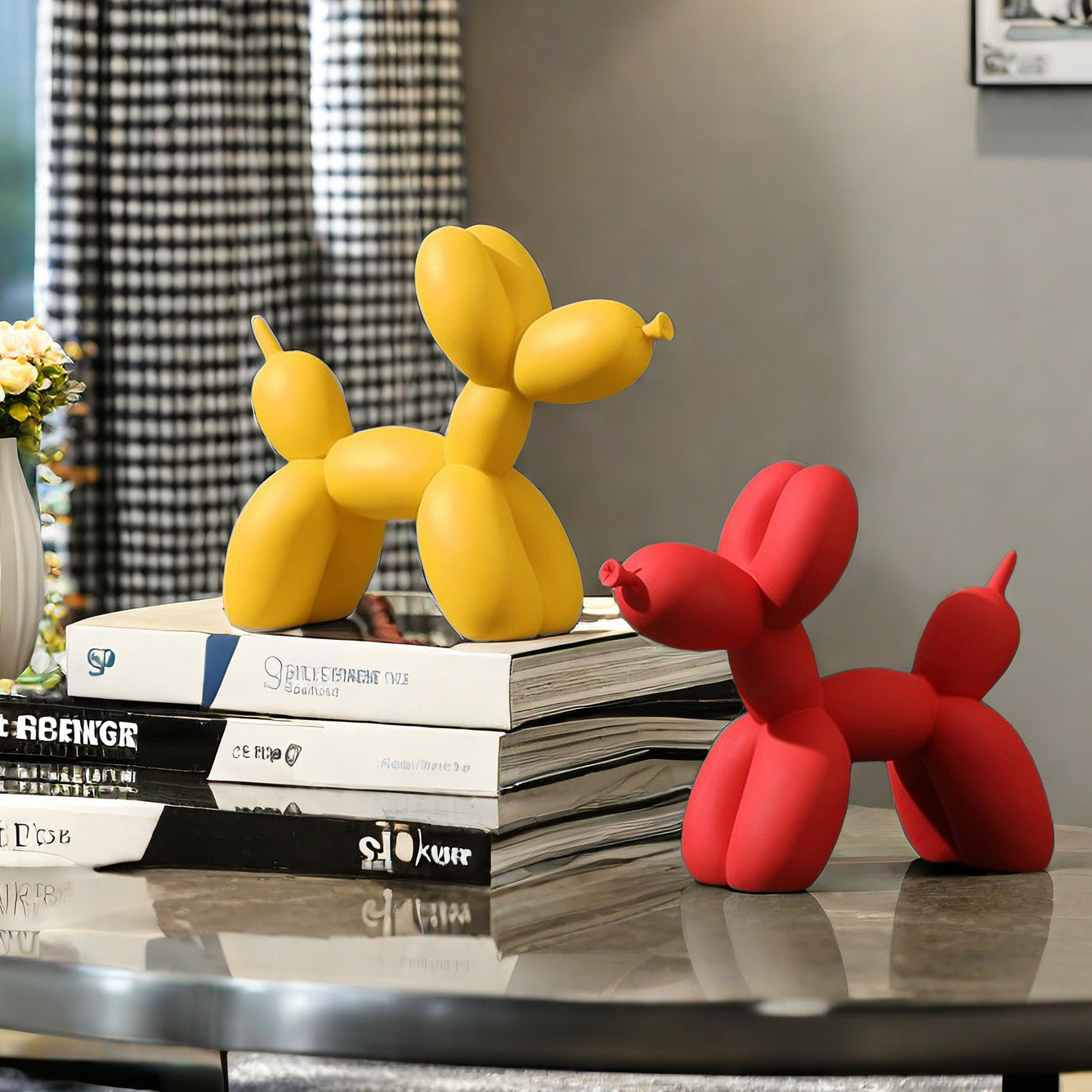 Lovely Color Resin Balloon Dog - Desk Setup Kit 评论和价格