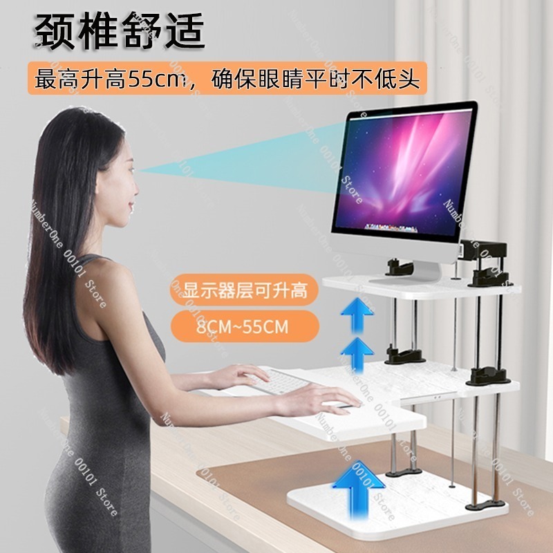 Height-Adjustable Standing Des - Desk Setup Height 评论和价格