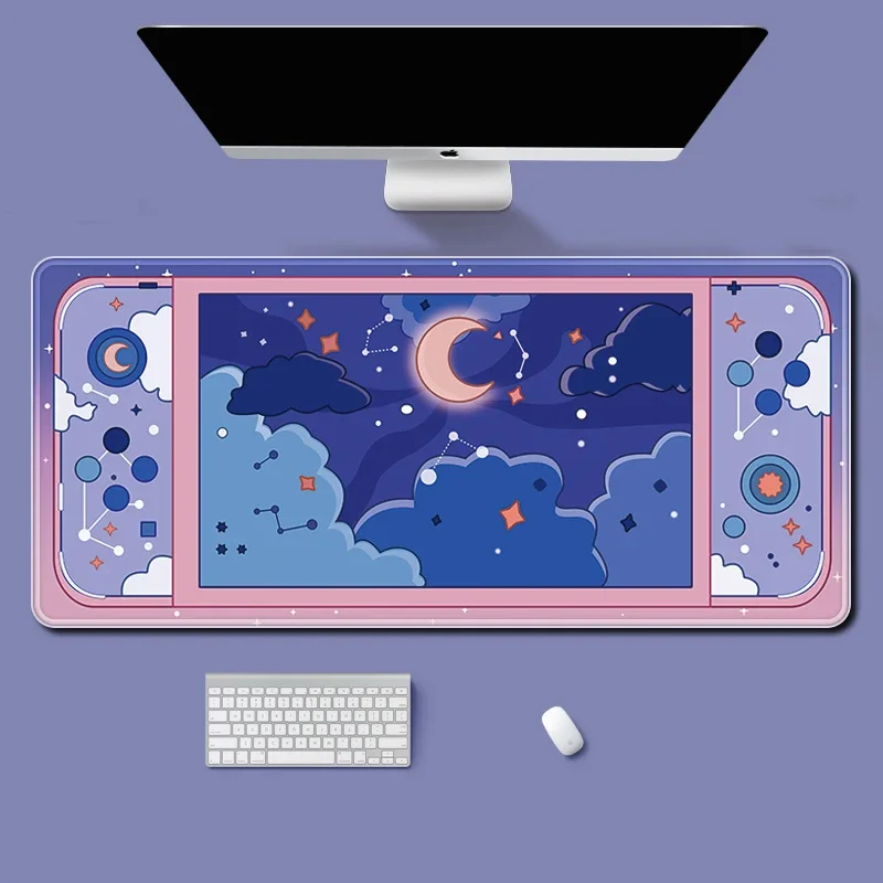 Moon and Stars Large Desk Mat  - Desk Setup Tech 评论和价格