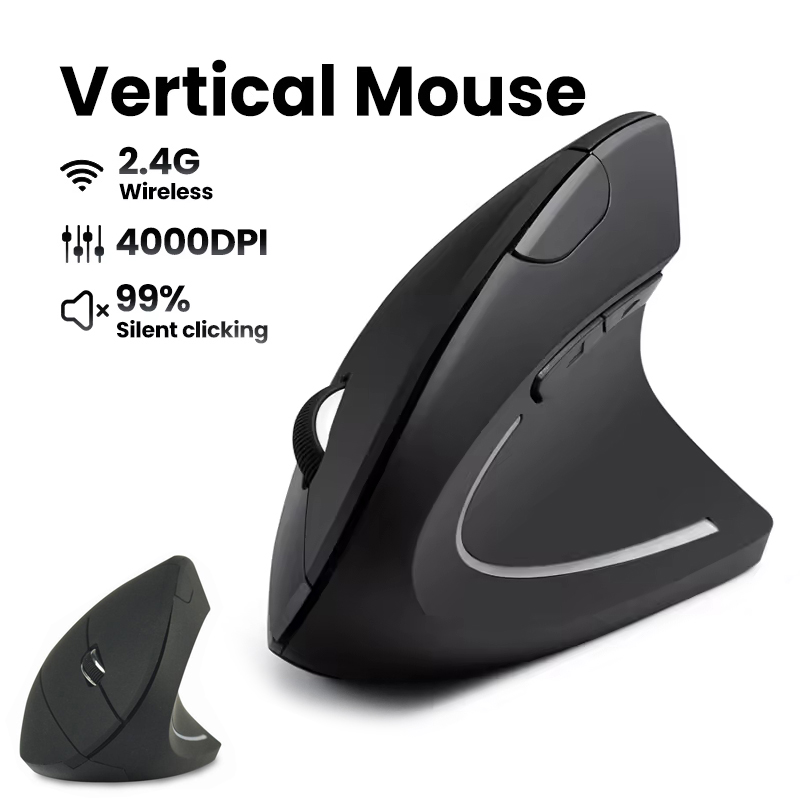 Ergonomic Wireless Mouse 1600  - Desk Setup Tech 评论和价格