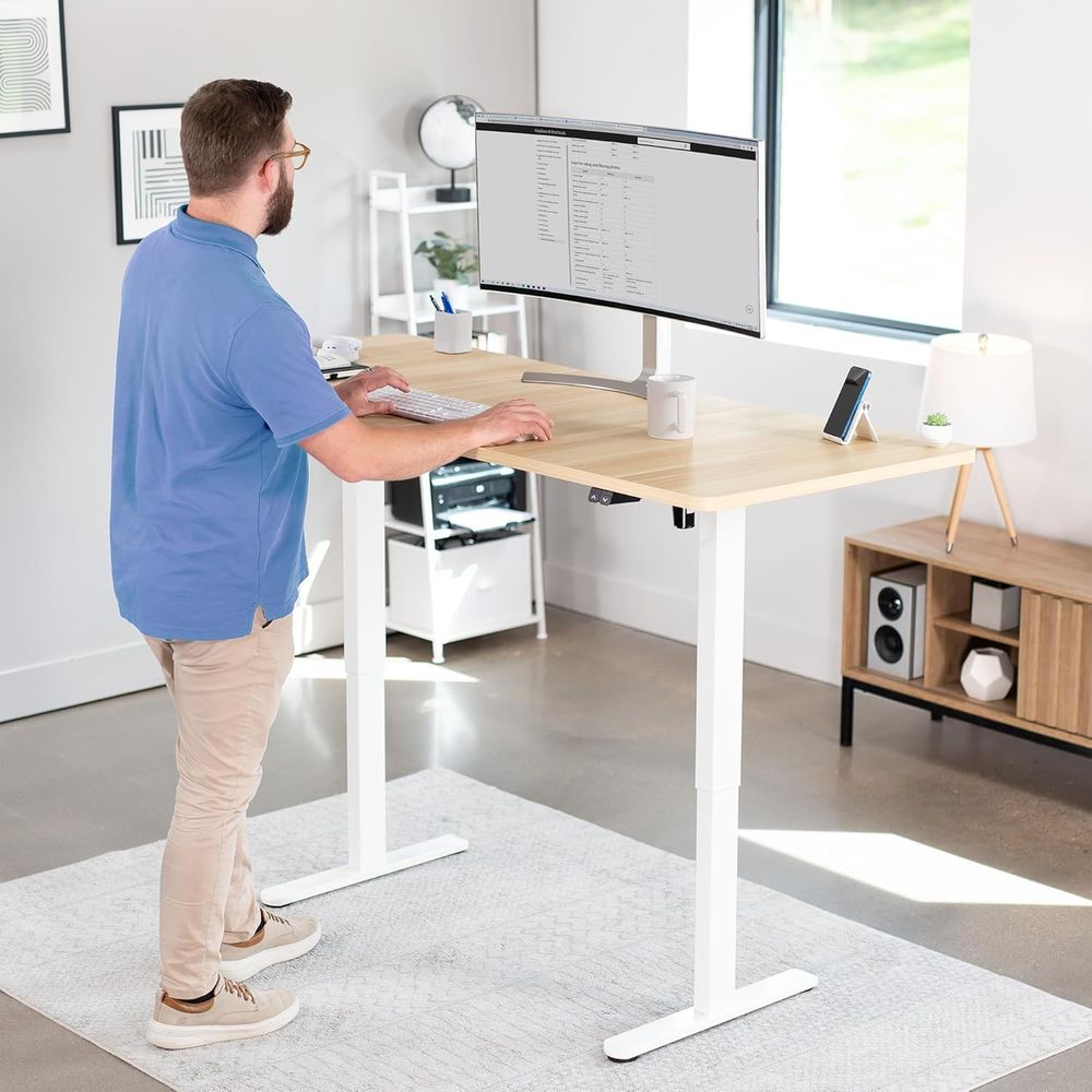 Electric 71 x 30 inch Stand Up - Desk Setup Height 评论和价格