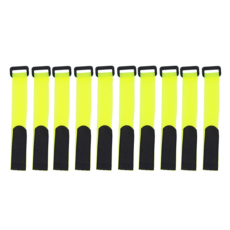 10pcs/set Velcro Tie Reusable  - Cable Velcro Strap 评论和价格