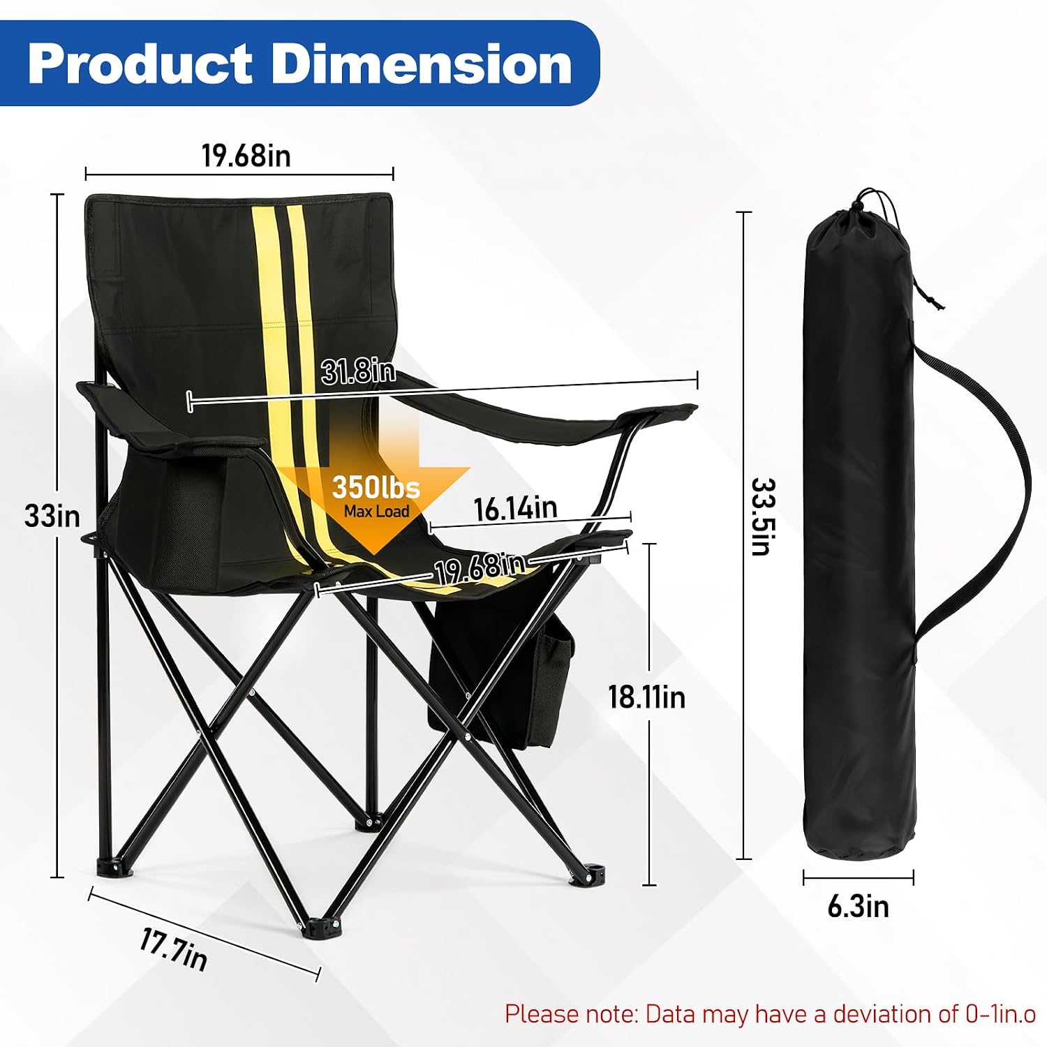 Folding Camping Chair And Tabl - Desk Setup Kit 评论和价格