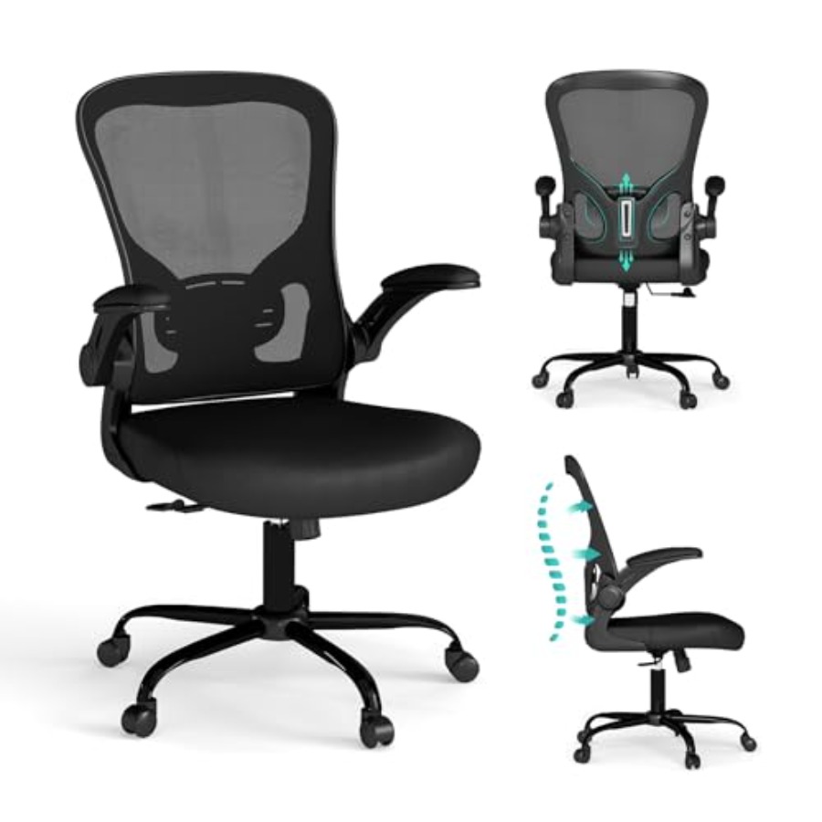 Mesh Office Chair, Ergonomic C - Desk Setup Height 评论和价格