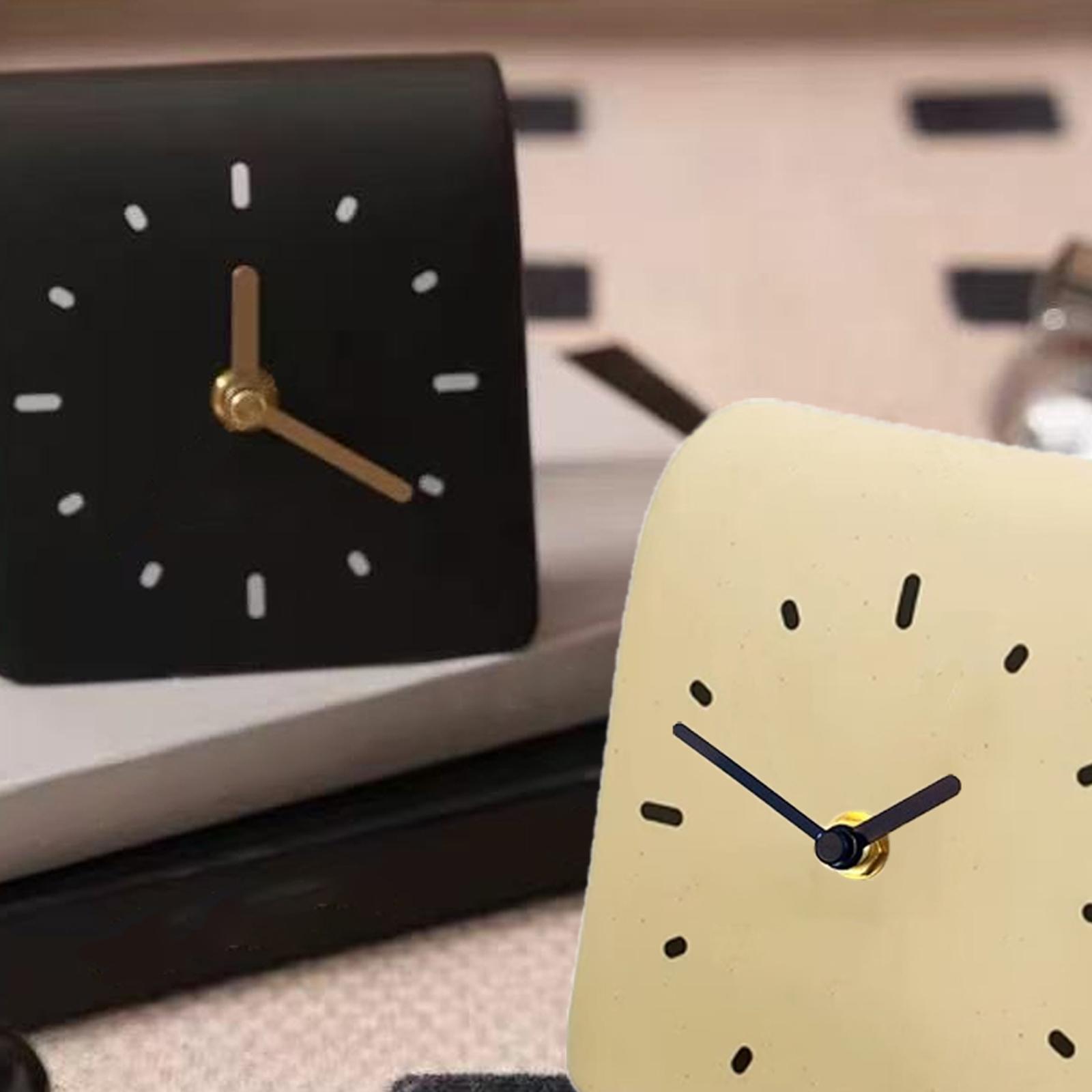 Desk Clock Modern Art Shelf Cl - Desk Setup Productivity 评论和价格