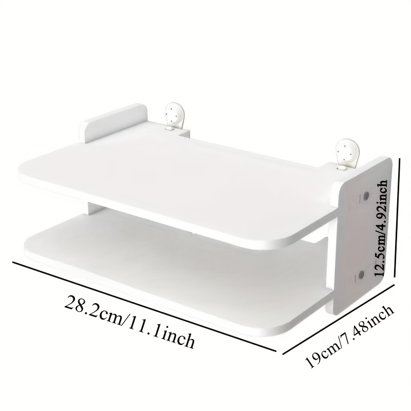 Wall-Mounted Router & Cable Or - Desk Setup With Tv 评论和价格