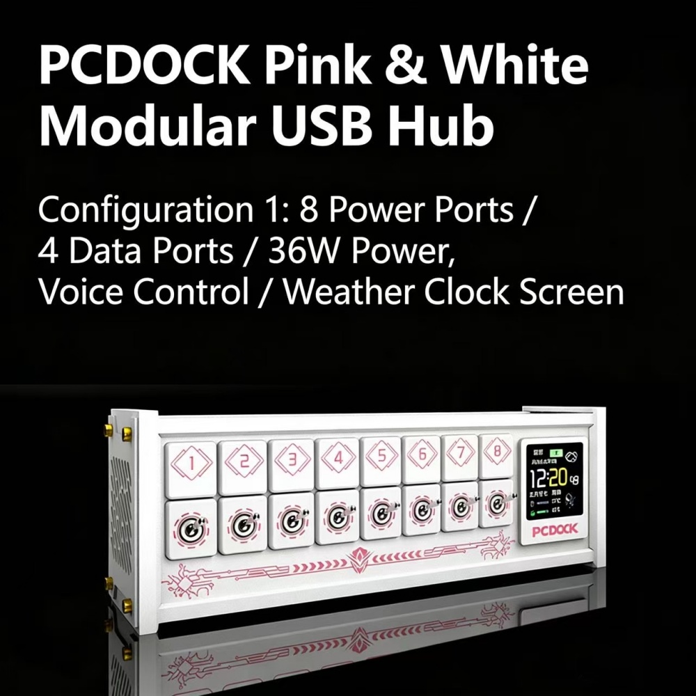 PCDOCK Block USB Desktop Power - Desk Setup Tech 评论和价格