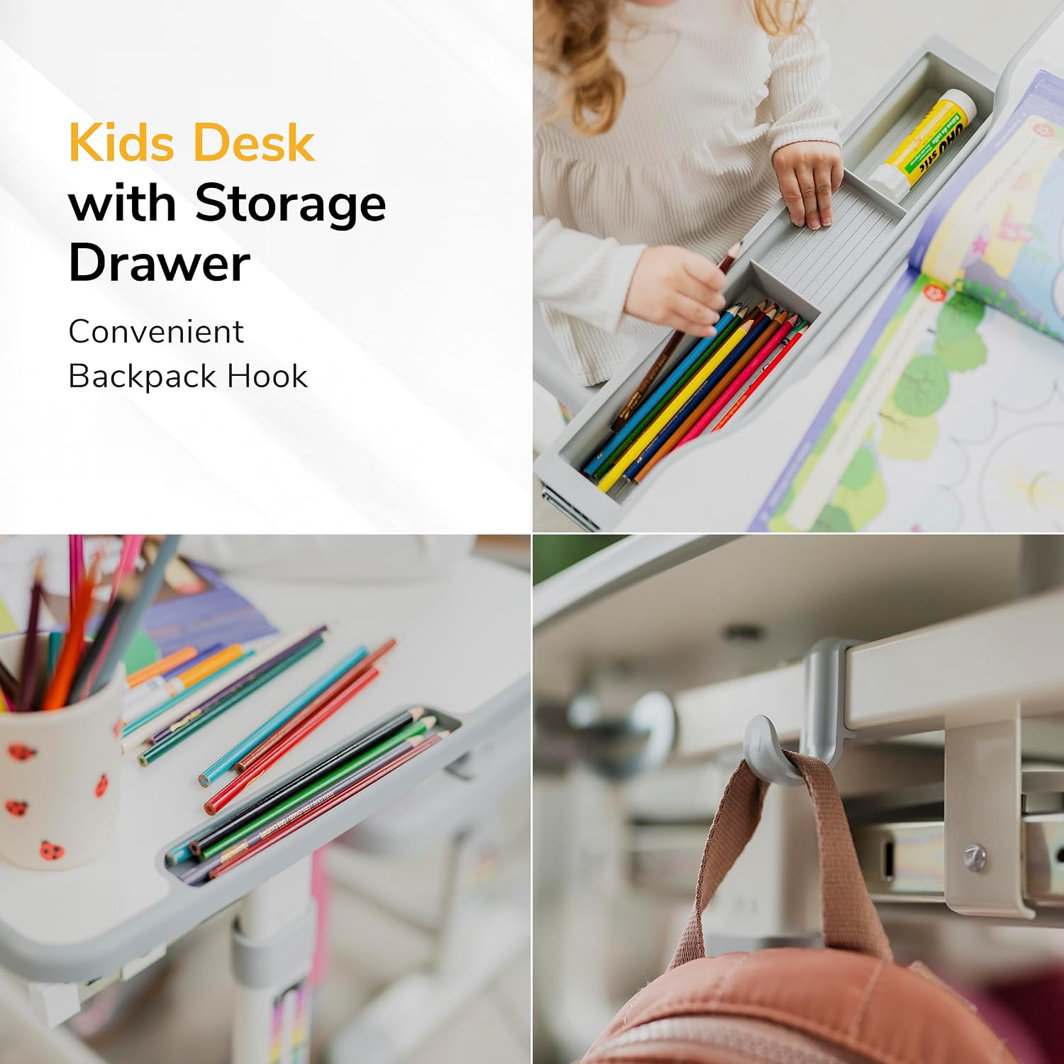 Kids Desk and Chair Set Height - Desk Setup Height 评论和价格