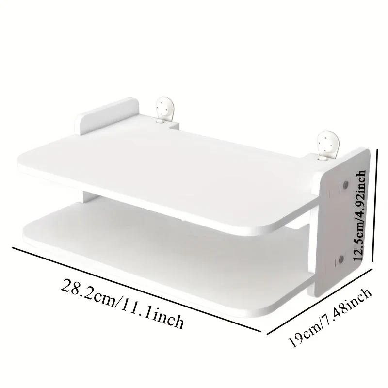 Wall-Mounted Router & Cable Or - Desk Setup With Tv 评论和价格