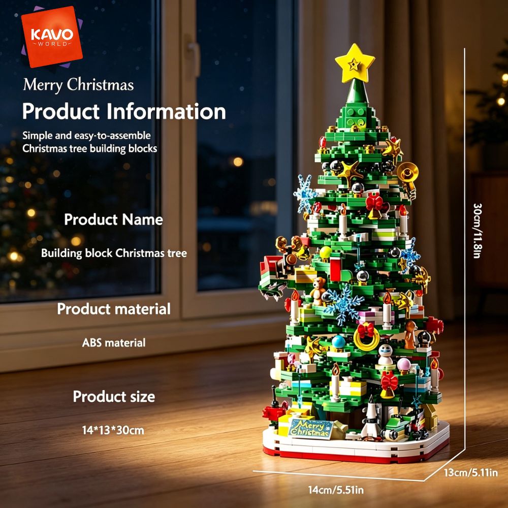 KAVOWORLD 1024pcs Christmas Tr - Desk Setup Couple 评论和价格