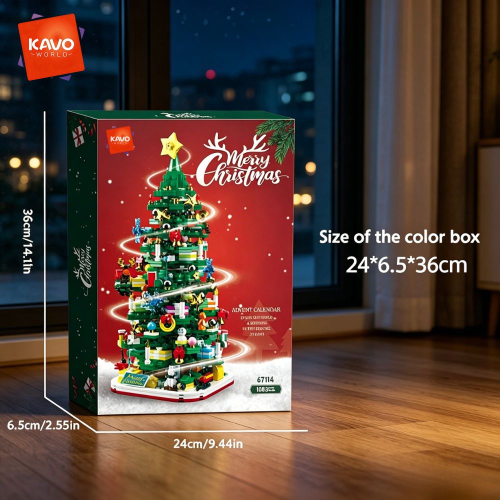 KAVOWORLD 1024pcs Christmas Tr - Desk Setup Couple 评论和价格