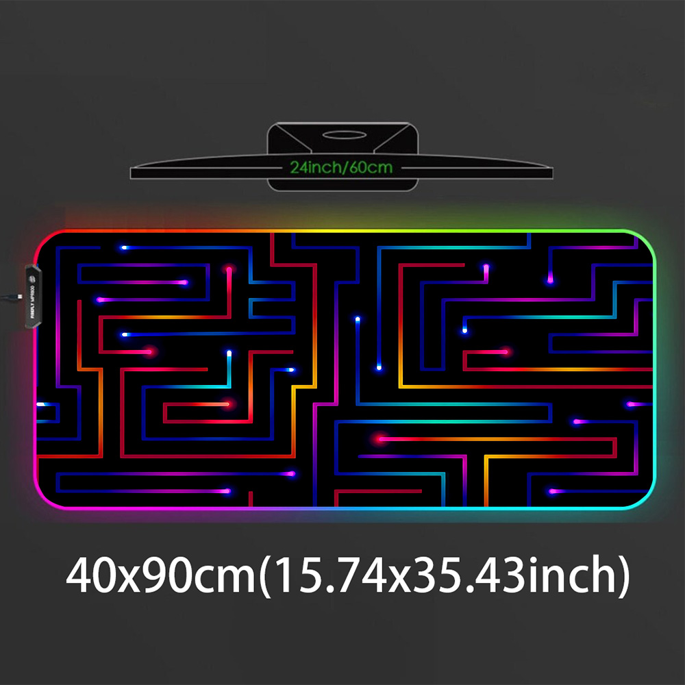 Xxl Mouse Pad 900x400 Neon Cir - Desk Setup Tech 评论和价格
