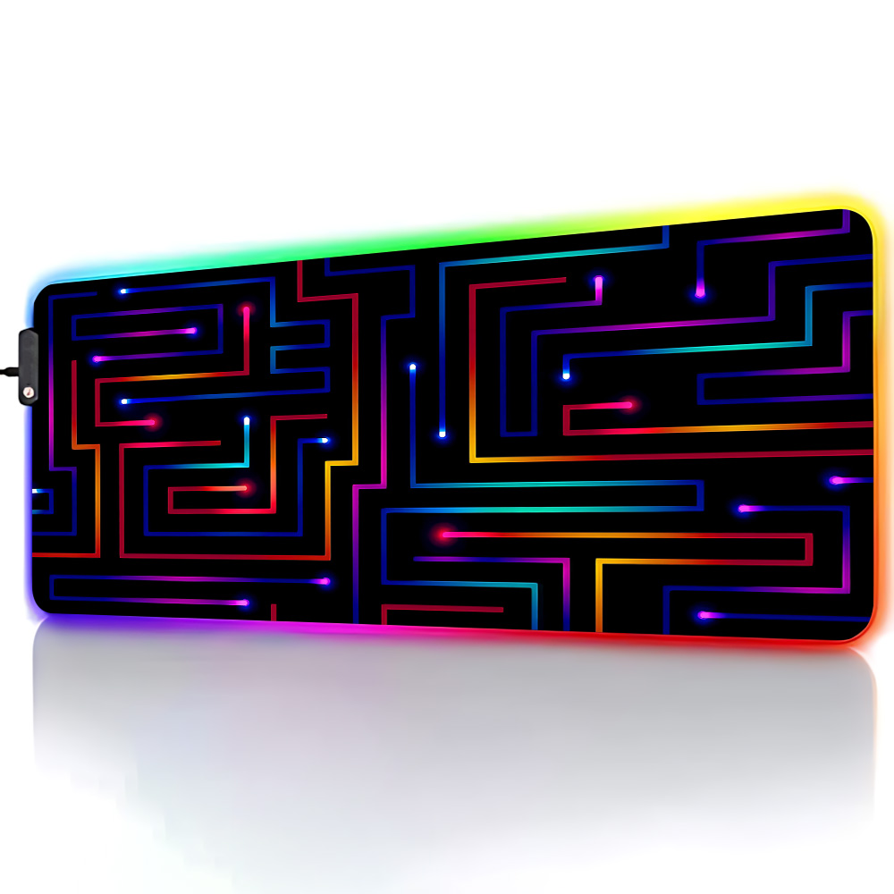 Xxl Mouse Pad 900x400 Neon Cir - Desk Setup Tech 评论和价格